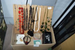 Costume Jewellery; Necklaces, Bracelets, etc.