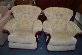 Pair of Upholstered Armchairs