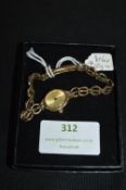 9k Gold Ladies Wristwatch ~10g gross