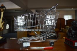 Miniature Shopping Trolley Basket