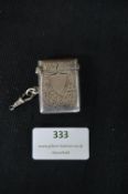 Hallmarked Sterling Silver Vesta Case ~27g gross