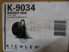 *K-9034 Wrought Iron Light Fitting