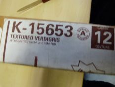 *Box of Twelve K-15653 Textured Verdigris 24