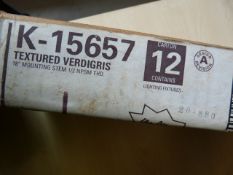 *Box of Twelve K-15657 Textured Verdigris 18