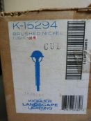 *K-15294 Brushed Nickle Light Fitting