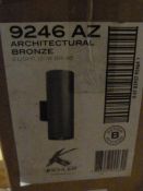 *9246-AZ Architectural Bronze Two Light Fitting