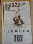 *K-9022 White Wall Light Fitting
