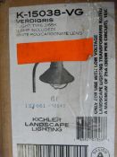 *K-15038-VG Verdigris Light Fitting with White Polycarbonate Lens