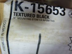 *Box of Twelve 15653 Textured Black 24