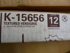 *Box of Twelve K-15656 Textured Verdigris 12