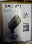 *15284-BKT Textured Black Light Fitting