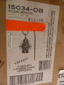 *15034-OB Old Brick Light Fitting