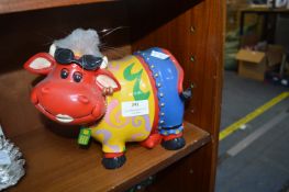 Colourful Cow Money Box