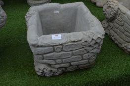 *Garden Planter with Wall & Ivy Design