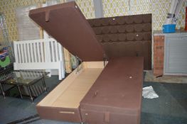 Double Bed with Popup Storage