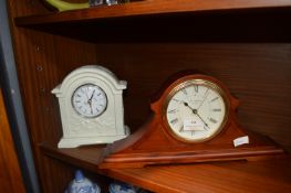 Two Mantel Clocks