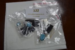 Gemphoria 925 Sterling Silver Gemstone Earring and Pendant Set