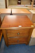 Two Drawer Bedside Cabinet
