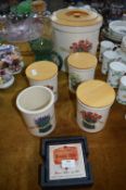 Kitchen Storage Jars, Bread Bin, etc.