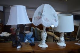 Three Table Lamps
