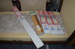 Four Diffusalite Vancian Blinds plus Hardwood Mini