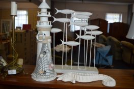 Three Decorative Bathroom Ornaments