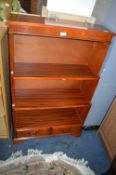 Mahogany Effect Bookcase