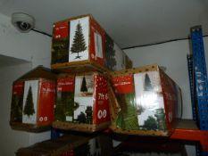 *Four Christmas Trees, 3x 7'6