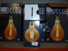 *Four Amber Glass Light Bulbs (AF)