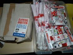 *Quantity of Burning Ambition Books and England Ac