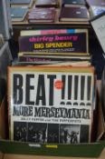 Vintage LP Records; Noisy Beat, Beatles, etc.