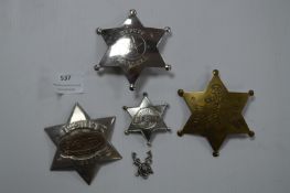 Sheriffs Badges, etc.