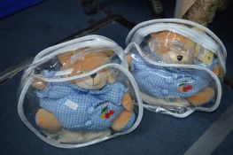 Two Cherry Pit Bears by Baby Flair