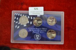United States Mint 50 States Quarters Proof Set 20