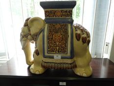 Pottery Elephant Plant Stand