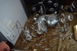 Chrome & Acrylic Light Fitting