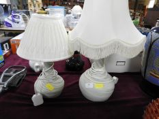 Two Matching Table Lamps