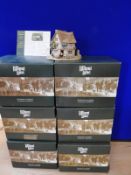 Six Boxed Medium Lilliput Lane Cottages