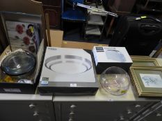 Light Fittings, Toaster, Framed Pictures, Prints,