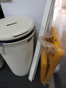 Curver Cream Laundry Basket plus Cushion, Shelf Br