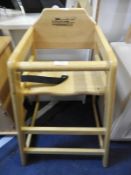 Beech Wood Child's Highchair