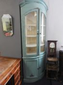 Painted Shabby Chic Glazed Corner Unit