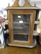 Small Glazed Mahogany Display Cabinet