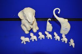 Two Trains of Elephants