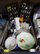 Decorative Pottery Items and Thimble Collection