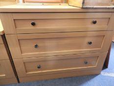 Three Drawer Bedroom Chest