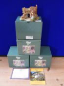 Four Boxed Small Lilliput Lane Cottages