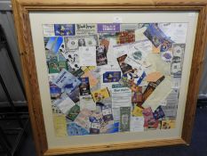 Pine Framed Disney Land Collage