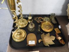 Brass Ornaments, Candlesticks, etc.