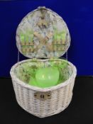 Heart Shaped Picnic Basket